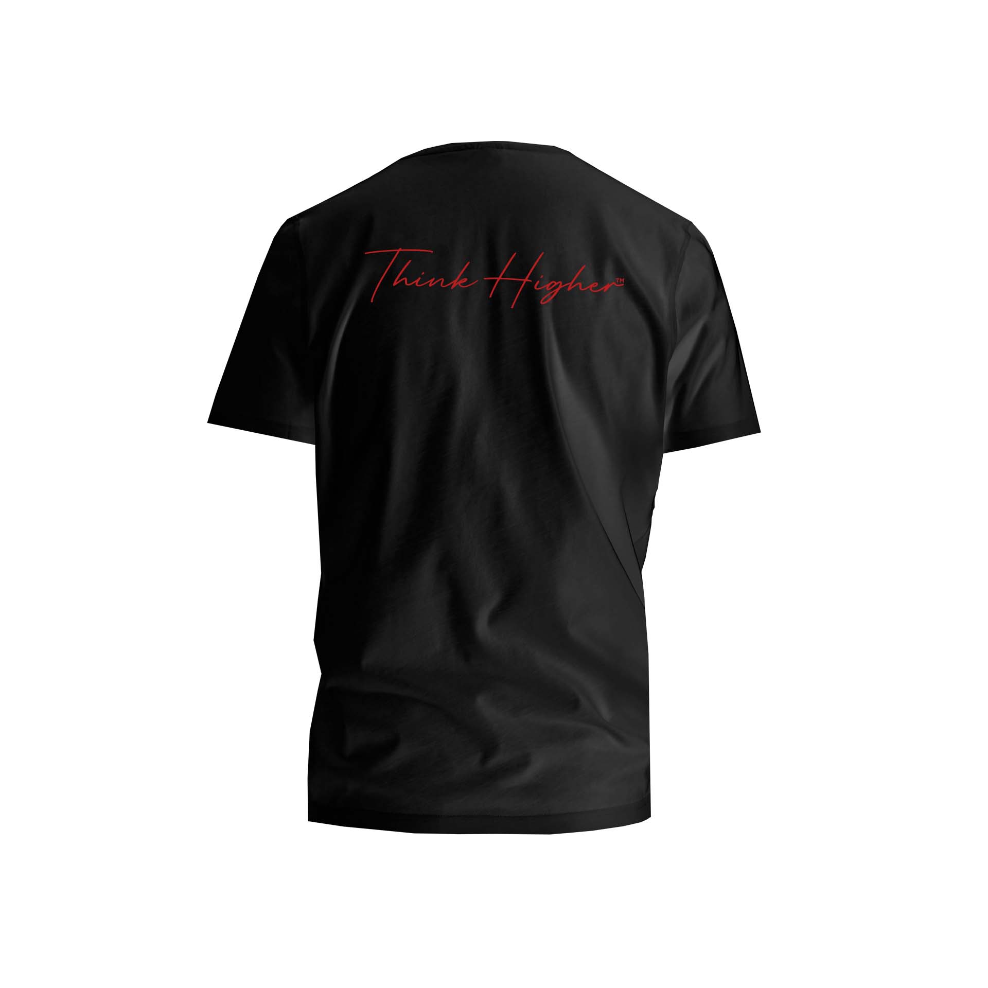 T-shirt - 'Think Higher' - Red
